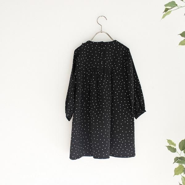 シフォンドットワンピース / maarook(マルーク) / クロ系 シフォンドットワンピース / maarook(マルーク) / クロ系