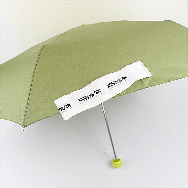 プレーンパターン折り畳み傘(傘袋付き） / MR（マル