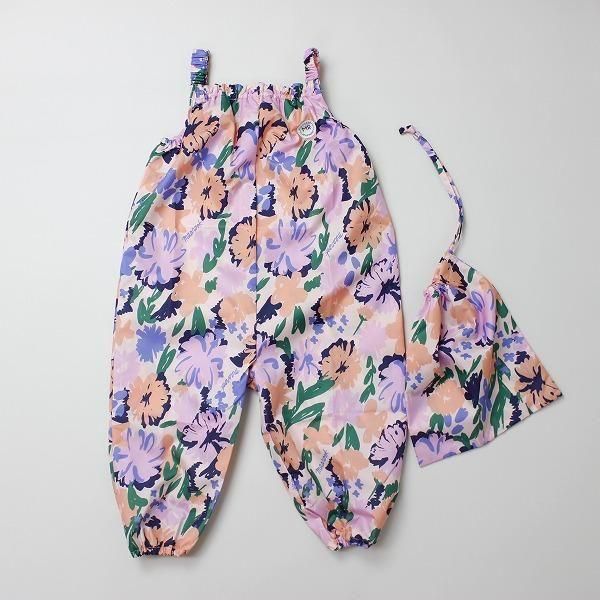 レトロフラワーレインポンチョ / MR（マル） / ピンク系