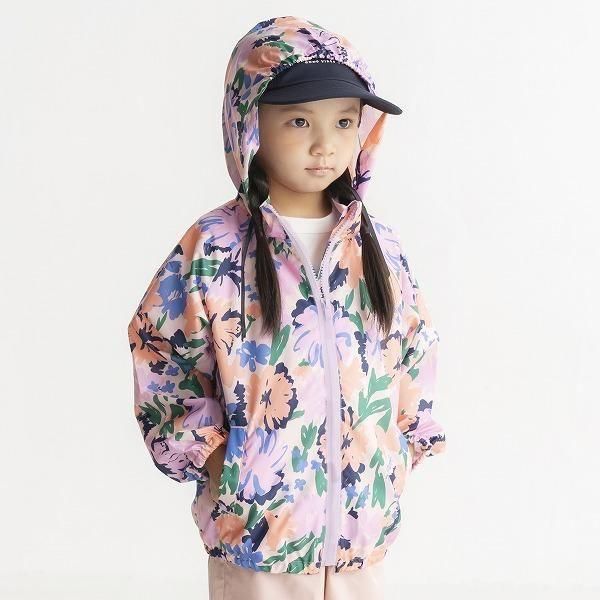レトロフラワーレインポンチョ / MR（マル） / ピンク系