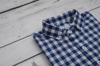 10OFFArvor Maree sheeting check P/O shirt