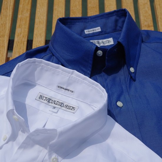 【30％OFF】INDIVIDUALIZED SHIRTS ”2/80 pinpoint oxford B.D SHIRTS”