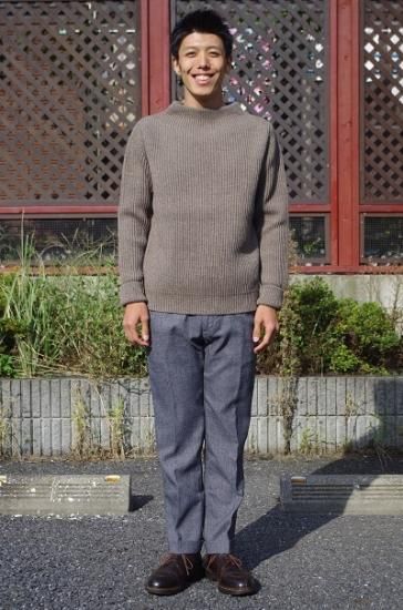 ANDERSEN-ANDERSEN 7G CREW NECK  XSサイズ