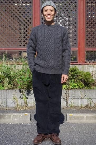 パンツ RICCARDO METHA 1TUCK CORDUROY PANTS RICCARDO METHA ”1tuck wide trousers corduroy” - SECOURS