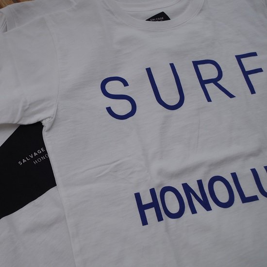 SALVAGE PUBLIC ”Surf Honolulu PRINT TEE”