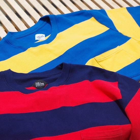 CORONA KANOKO STRIPE POCKET TEE 019