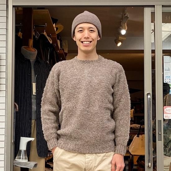 PETER BLANCE ”shaggy dog Shetland Sweater” - SECOURS PETER BLANCE ”shaggy dog Shetland Sweater” - SECOURS