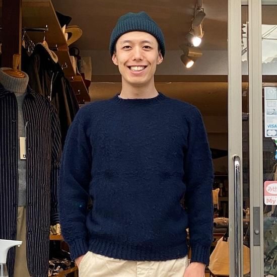 PETER BLANCE ”shaggy dog Shetland Sweater” - SECOURS PETER BLANCE ”shaggy dog Shetland Sweater” - SECOURS
