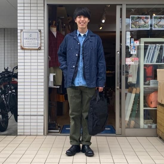 美品　サイズ L corona utility ブラック　トラウザーズ CORONA ”UTILITY SLACKS” - SECOURS / ONLINE SHOP