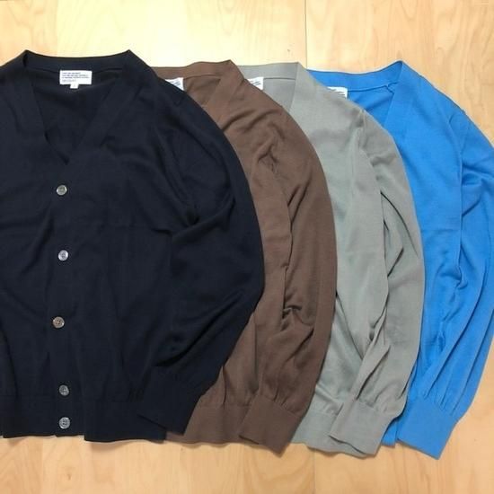 10OFFSECOURS Sea Island Cotton 16G Cardigan