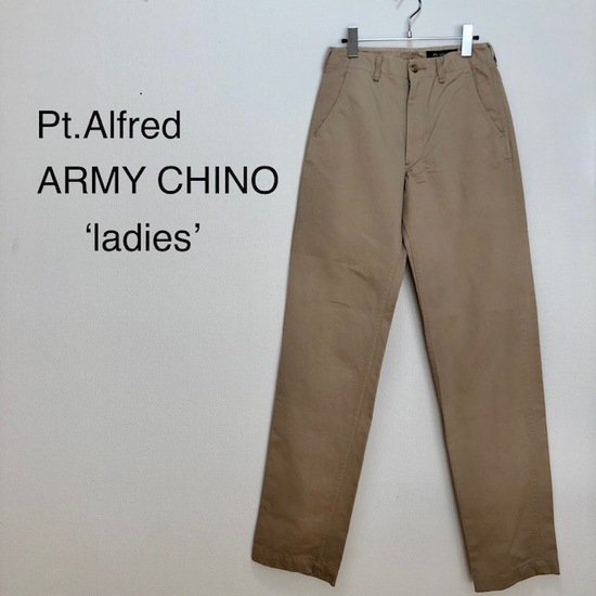 Pt.Alfred ”ARMY CHINO”【ladies'】