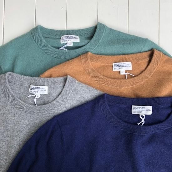 30%OFFSECOURS CASHMERE CREW NECK KNIT
