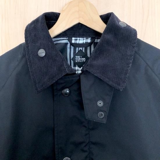 CORONA ”A-2 Deck Jacket Long / Ester Gabardine”-Black
