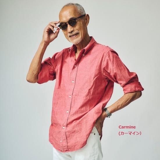 ¡Ú¤´Í½Ìó¼õÉÕ¡ÛFAR EAST MANUFACTURING¡ÉB.D SHIRTS¡ÉChambray Carmine