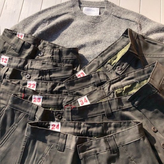 BERJAC ”FRENCH ARMY TROUSERS M-47 OD”