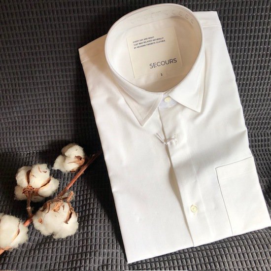 SECOURS Sea Island Cotton Regular collar ShirtsOxford