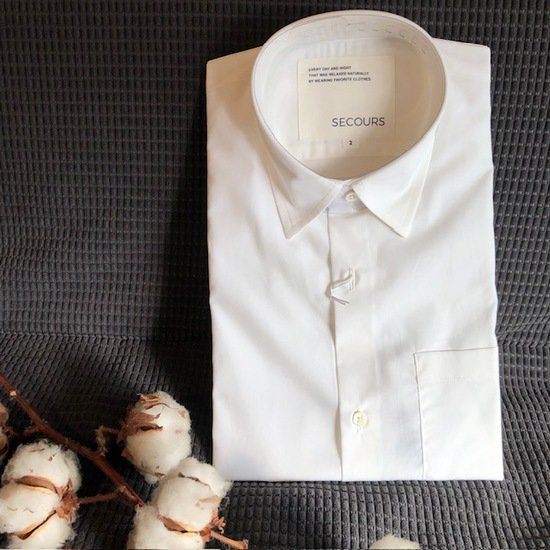 SECOURS Sea Island Cotton Regular collar ShirtsTypewriter