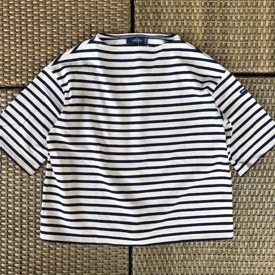 SAINT JAMES 20JC TEE LOOSEECRU/MARINE