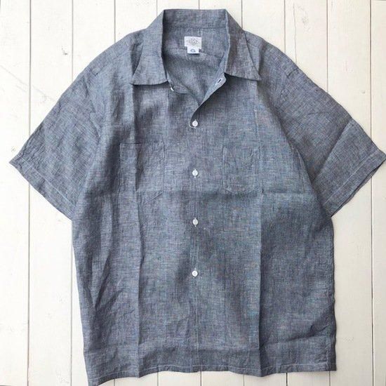 最初の  POST O'ALLS”NEUTRA 4 S/S”linen breeze chambray- SECOURS トップス