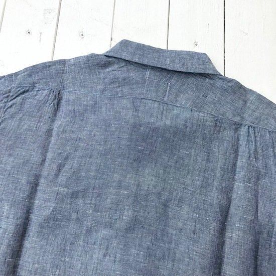 POST O'ALLS”NEUTRA 4 S/S”linen breeze chambray- SECOURS