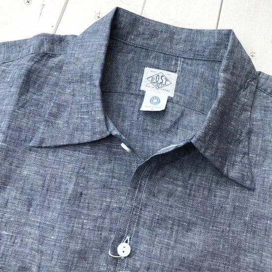 送料無料 ギフト POST O'ALLS”NEUTRA SECOURS chambray- breeze S/S”linen 4 トップス