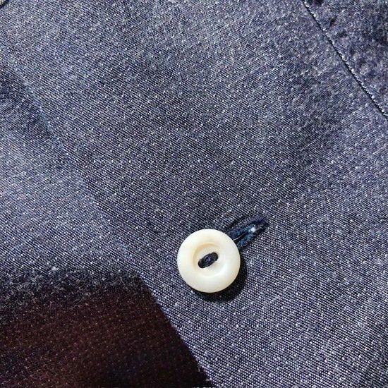 POST O'ALLS”New Basic Shirt S/S”lindigo check 1- SECOURS POST O'ALLS”New Basic Shirt S/S”lindigo check 1- SECOURS