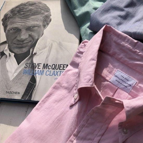 FAR EAST MANUFACTURINGB.D SHIRTS2024 cotton micro sucker CHERRY