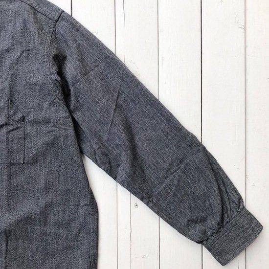 ポストオーバーオールズ No.1 shirt grey covert POST O'ALLS”No.1 Shirt Grey Covert Salt&Pepper”- SECOURS