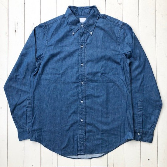 ͽ9/30ޤǡFAR EAST MANUFACTURINGB.D  COLLAR SHIRTS5.5oz denime/INDIGO