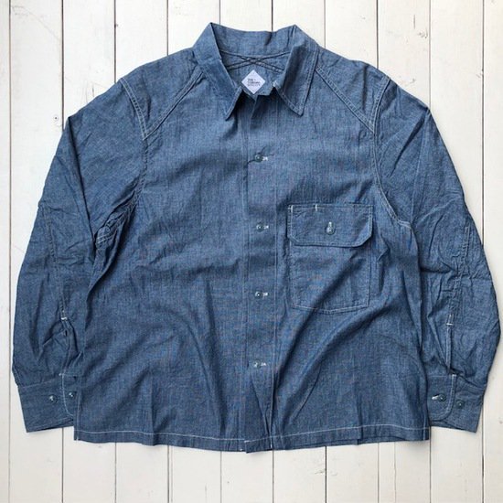 CORONA UTILITY FIELD SHIRTBLUE CHAMBRAY<img class='new_mark_img2' src='https://img.shop-pro.jp/img/new/icons1.gif' style='border:none;display:inline;margin:0px;padding:0px;width:auto;' />