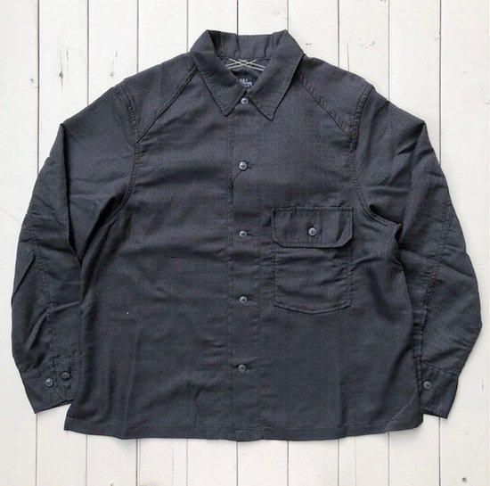 CORONA UTILITY FIELD SHIRTFINE PATTERN / BLACK