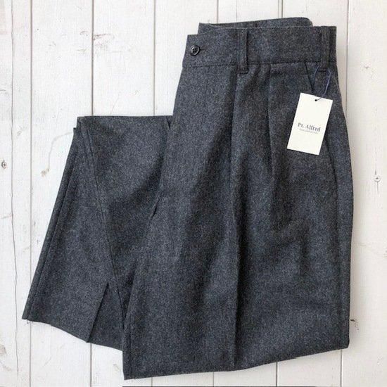 Pt.Alfred Wool Flannel 2tuck Trousers