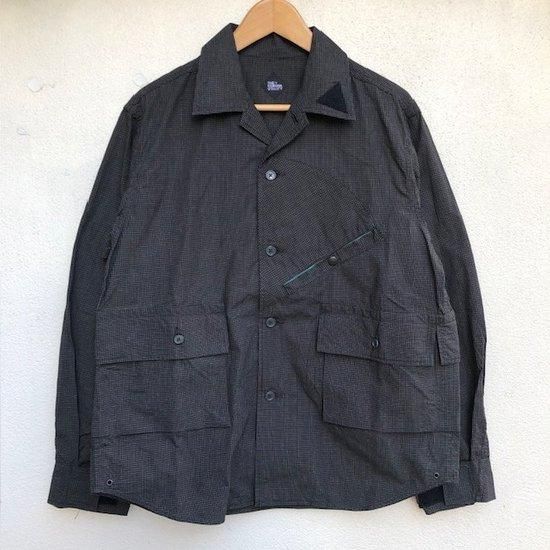 CORONA HUNTER HIKER JAC SHIRTGRAPH CHECK WEATHER CLOTH / BLACK  WHITE
