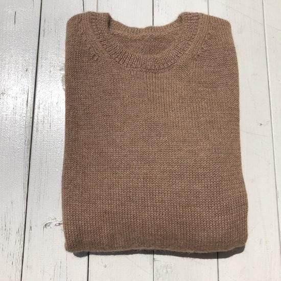 SAMPLESECOURS ALPACA CREW NECKɡ