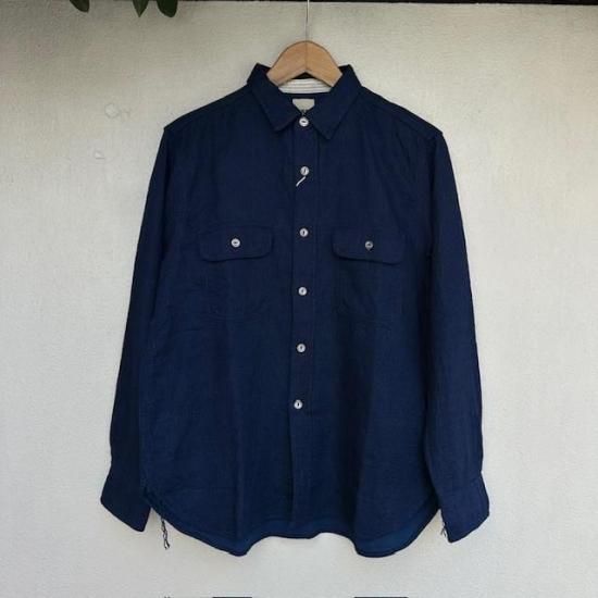 FOB FACTORY F3507 ID GAUZE WORK SHIRT