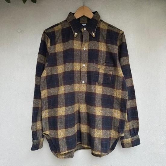CORONA WHITE COLLAR WORK SHIRT/YellowBrown