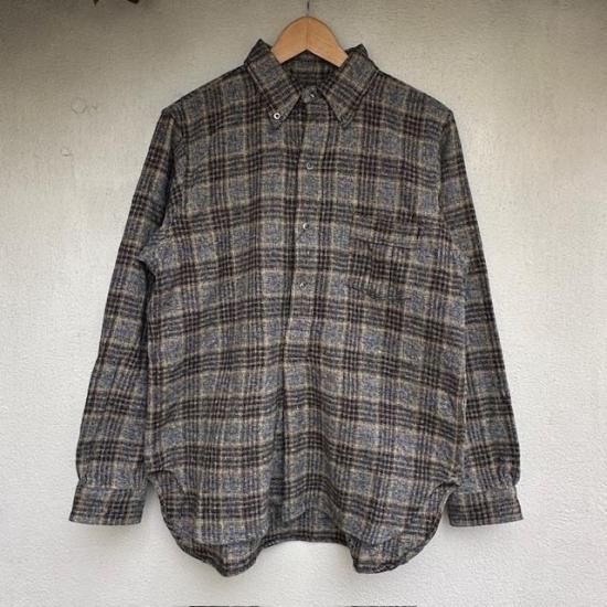 CORONA WHITE COLLAR WORK SHIRT/GreyBrown