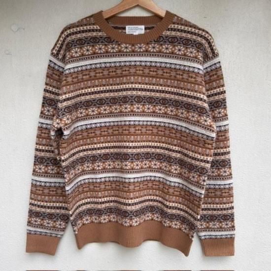 <img class='new_mark_img1' src='https://img.shop-pro.jp/img/new/icons2.gif' style='border:none;display:inline;margin:0px;padding:0px;width:auto;' />SECOURS 12GG Jacquard Crewneck P/O