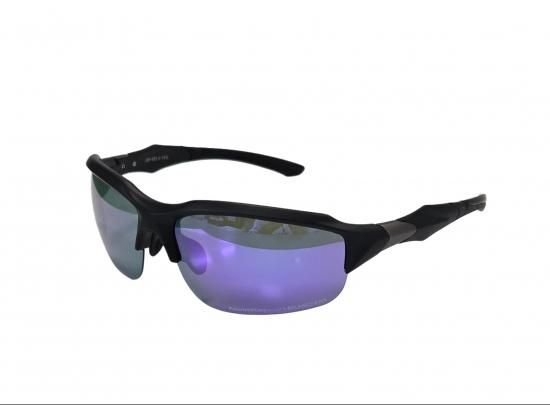 Pitboss llスポーツサングラス ブラック 紫レンズ Pitboss llスポーツサングラス ブラック 紫レンズ サングラス 偏光