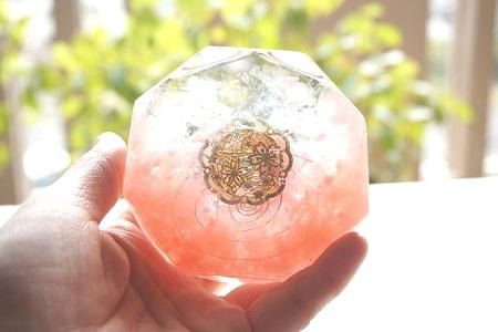 オルゴナイト☆瀬織津姫（せおりつひめ） 勾玉 五芒星