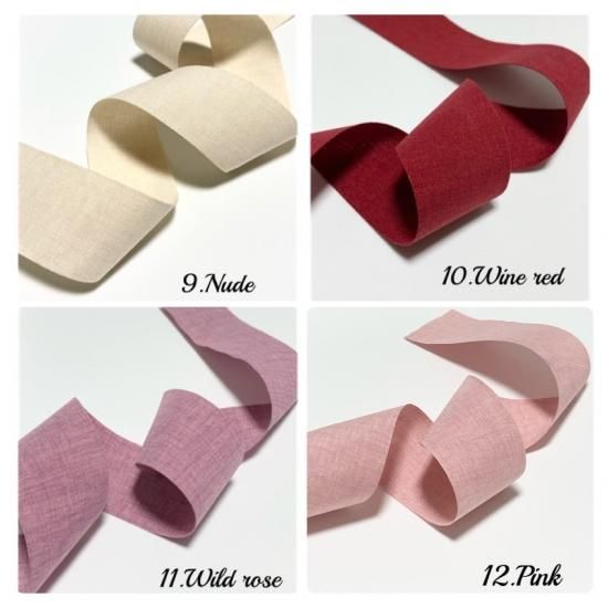 リネン風 お揃いリボン【1358】 リネン風 お揃いリボン【1358】