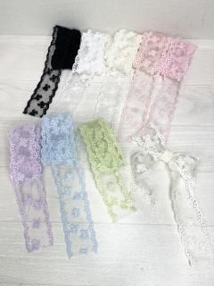 <img class='new_mark_img1' src='https://img.shop-pro.jp/img/new/icons14.gif' style='border:none;display:inline;margin:0px;padding:0px;width:auto;' />【刺繍】　　　　　　　　　　　リボン柄刺繍リボン40mm幅　1m　NO1～NO8　8色