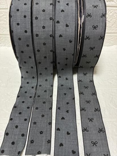 ①❣️蘭❣️。フリンジ加工裂き布リボン ①❣️蘭❣️。フリンジ加工裂き布リボン 127,ジャンクジャーナル素材