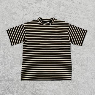 HARVESTY/mock neck box tee