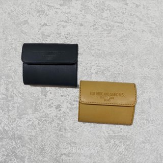 Hide and Seek/leather folded wallet