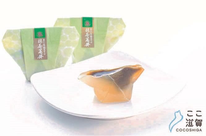 あさみや茶スイーツ抹茶葛餅（4個入り）OMK-10【株式会社山本園