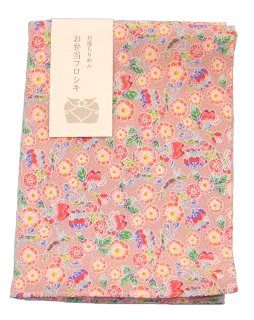【ネコポス可】お弁当フロシキ・京小紋　桜に蝶（P） 