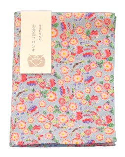 【ネコポス可】お弁当フロシキ・京小紋　桜に蝶（BL）