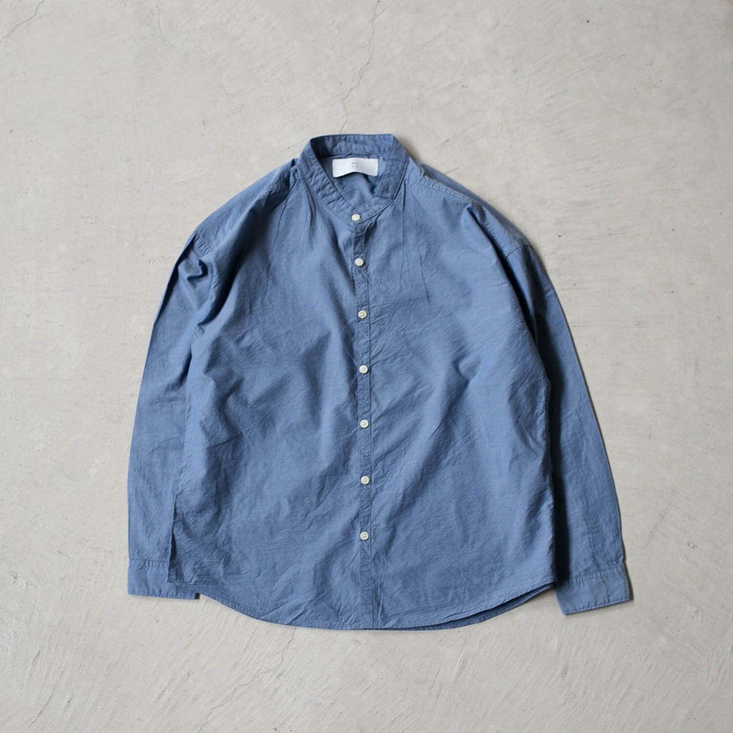 MUYA_Drop_Shoulder_Atelier_shirts_stand_collar_blue08