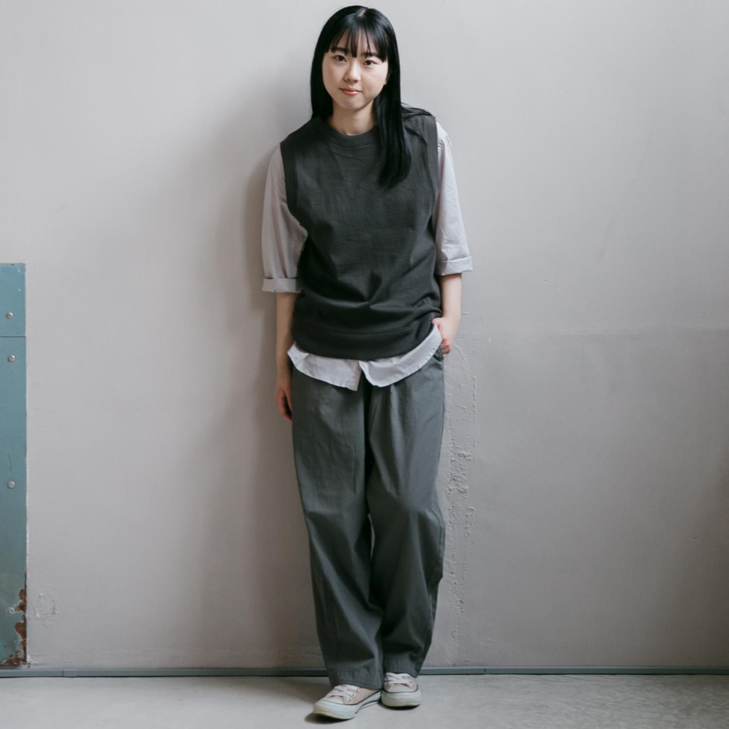 RINEN60/2強撚ギャバオーバルイージーパンツ/No.R49407 - MUYA SHOP RINEN60/2強撚ギャバオーバルイージーパンツ/No.R49407 - MUYA SHOP